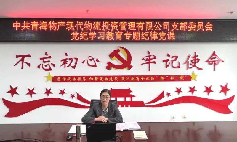 嚴(yán)明紀(jì)律作風(fēng) 永葆政治本色&mdash;&mdash;集團(tuán)黨委書(shū)記、董事長(zhǎng)劉玲同志講授專題紀(jì)律黨課