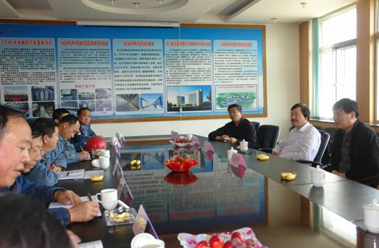 劉崇珩、馮志洪蒞臨青海物產(chǎn)北川工業(yè)物流園參觀